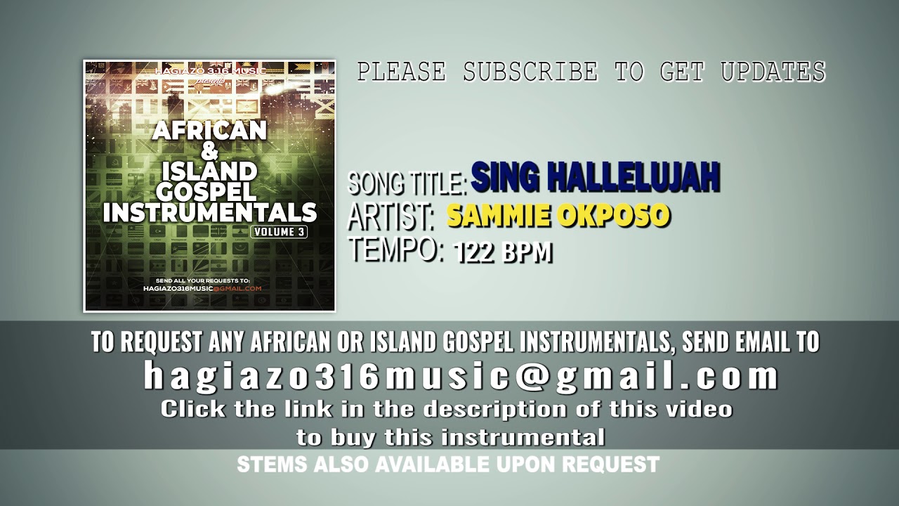 Sammie Okposo – Sing Hallelujah (Instrumental) mp3 download