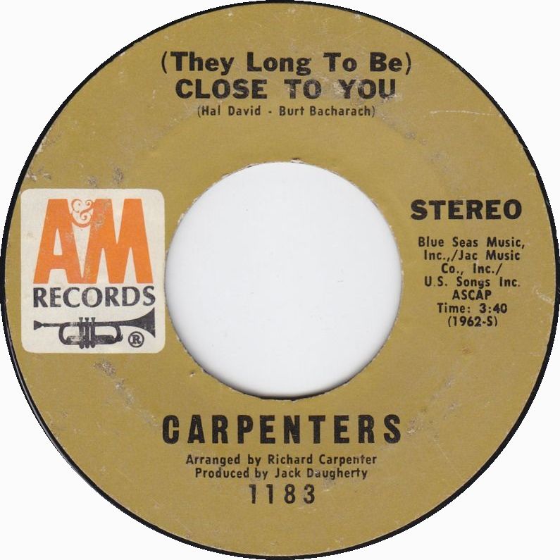 The Carpenters - (They Long to Be) Close to You mp3 download
