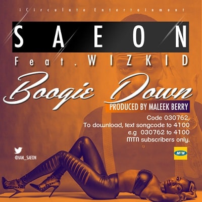 Saeon Ft. Wizkid - Boogie Down mp3 download